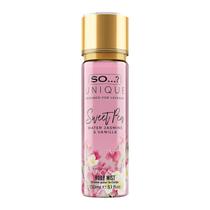 Body Mist Então... Perfume exclusivo de ervilha doce e baunilha 150 ml para mulheres