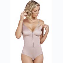Body Modelador Amamentação com Zíper Mondress 305R Cetinete Body Modelador Amamentação com Zíper Mondress 305R Cetinete