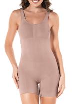 Body Modelador Bermuda Modellare DeMillus 98689 Bege Rosado