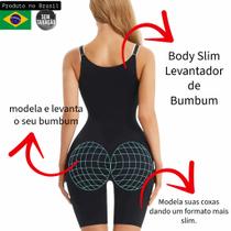 Body Modelador Corporal Slim Redutor de Medidas Cintura Cor: Preto Tamanho: XL - Veste bem Cinturas de 51 a 54