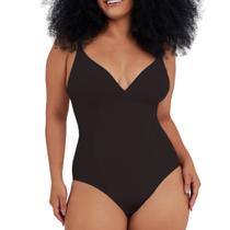 Body Modelador Dilady Sem Bojo em Microfibra Body Modelador Dilady Sem Bojo em Microfibra