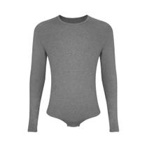 Body Modelador Masculino De Manga Longa Com Controle Total Do Corpo, Roupa Íntima Com Decote Body Modelador Masculino De Manga Longa Com Controle Total Do Corpo, Roupa Íntima Com Decote