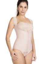 Body Modelador S/ Busto Alça Larga Emana 82020 - Modelleskin