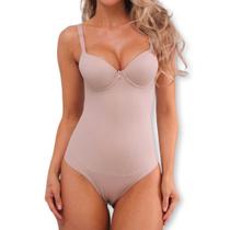 Body Modelador Shape Control com Bojo Básico Vi Lingerie
