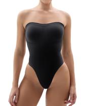 Body Modelador SHAPERX sem alça Controle de Barriga P/M Body Modelador SHAPERX sem alça Controle de Barriga P/M