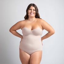 Body Modelador Zambia com Bojo e Aro PC Alças Removíveis Lucitex