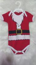 Body Natal Menino com gorro de papai noel