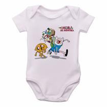 body nenê criança roupa bebê Adventure Time Jake Finn