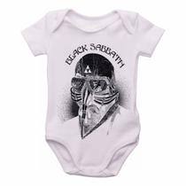 body nenê criança roupa bebê Black Sabbath body nenê criança roupa bebê Black Sabbath