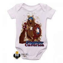 body nenê criança roupa bebê Capitão Cavérica