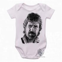 body nenê criança roupa bebê Chuck Norris face