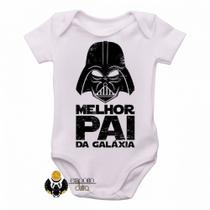 body nenê criança roupa bebê Darth Vader melhor pai da galaxia