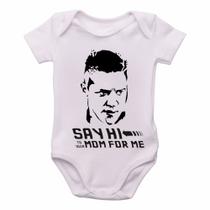 body nenê criança roupa bebê De volta para o futuro Biff diga oi pra sua mãe