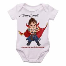 body nenê criança roupa bebê Doutor Estranho body nenê criança roupa bebê Doutor Estranho