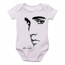 body nenê criança roupa bebê Elvis Presley Rei do Rock