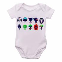 body nenê criança roupa bebê Esquadrão Suicida faces