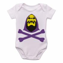 body nenê criança roupa bebê Esqueleto He-Man body nenê criança roupa bebê Esqueleto He-Man
