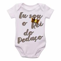 body nenê criança roupa bebê Eu sou o rei do pedaço