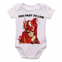 body nenê criança roupa bebê Flash Too Fast to live body nenê criança roupa bebê Flash Too Fast to live
