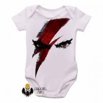 body nenê criança roupa bebê God of War Kratos