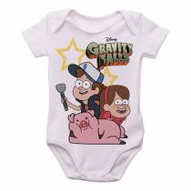 body nenê criança roupa bebê Gravity Falls Dipper Mabel estrelas body nenê criança roupa bebê Gravity Falls Dipper Mabel estrelas