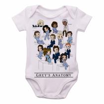 body nenê criança roupa bebê Grey's Anatomy equipe