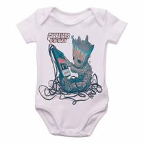 body nenê criança roupa bebê Groot fita 2