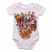 body nenê criança roupa bebê Hanna Barbera personagens