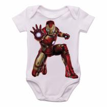 body nenê criança roupa bebê Homem de Ferro ataque body nenê criança roupa bebê Homem de Ferro ataque