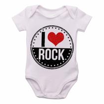 body nenê criança roupa bebê I love rock body nenê criança roupa bebê I love rock