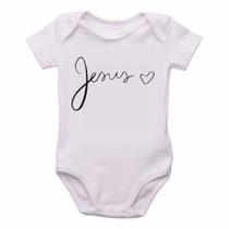 body nenê criança roupa bebê Jesus coração