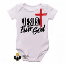 body nenê criança roupa bebê Jesus Cristo verdadeiro Deus
