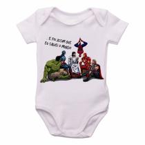 body nenê criança roupa bebê Jesus foi assim que Eu salvei o mundo