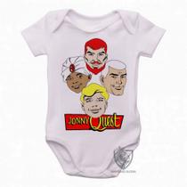 body nenê criança roupa bebê Jonny Quest cabeças body nenê criança roupa bebê Jonny Quest cabeças