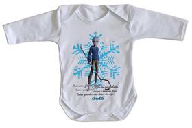 body nenê criança roupa bebê manga longa A Origem dos Guardiões Jack Frost