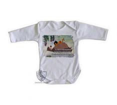 body nenê criança roupa bebê manga longa Baloo Mogli Extraordinário