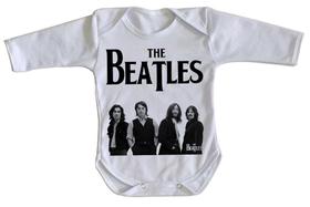 body nenê criança roupa bebê manga longa Beatles