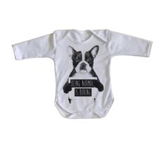 body nenê criança roupa bebê manga longa Cusco being normal is boring