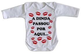 body nenê criança roupa bebê manga longa Dinda passou por aqui body nenê criança roupa bebê manga longa Dinda passou por aqui