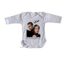 body nenê criança roupa bebê manga longa Divergente