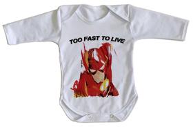 body nenê criança roupa bebê manga longa Flash Too Fast to live body nenê criança roupa bebê manga longa Flash Too Fast to live