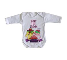 body nenê criança roupa bebê manga longa Happy Tree Friends Spaguetti body nenê criança roupa bebê manga longa Happy Tree Friends Spaguetti