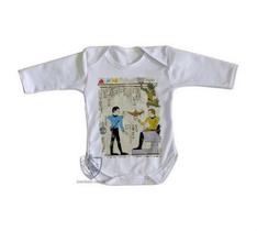 body nenê criança roupa bebê manga longa Hieróglifos Star Trek body nenê criança roupa bebê manga longa Hieróglifos Star Trek
