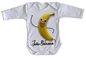 body nenê criança roupa bebê manga longa João Banana body nenê criança roupa bebê manga longa João Banana