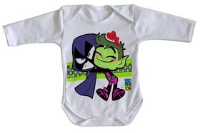 body nenê criança roupa bebê manga longa Jovens Titãs Mutano body nenê criança roupa bebê manga longa Jovens Titãs Mutano