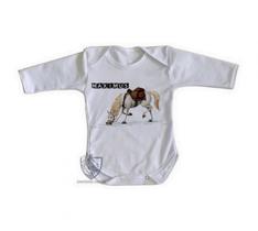 body nenê criança roupa bebê manga longa Max Enrolados