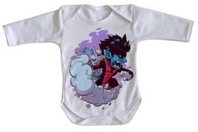 body nenê criança roupa bebê manga longa Noturno