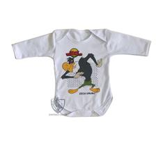 body nenê criança roupa bebê manga longa Pica Pau Zeca Urubu body nenê criança roupa bebê manga longa Pica Pau Zeca Urubu