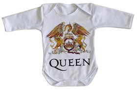 body nenê criança roupa bebê manga longa Queen Color