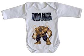 body nenê criança roupa bebê manga longa Thanos Cartoon body nenê criança roupa bebê manga longa Thanos Cartoon